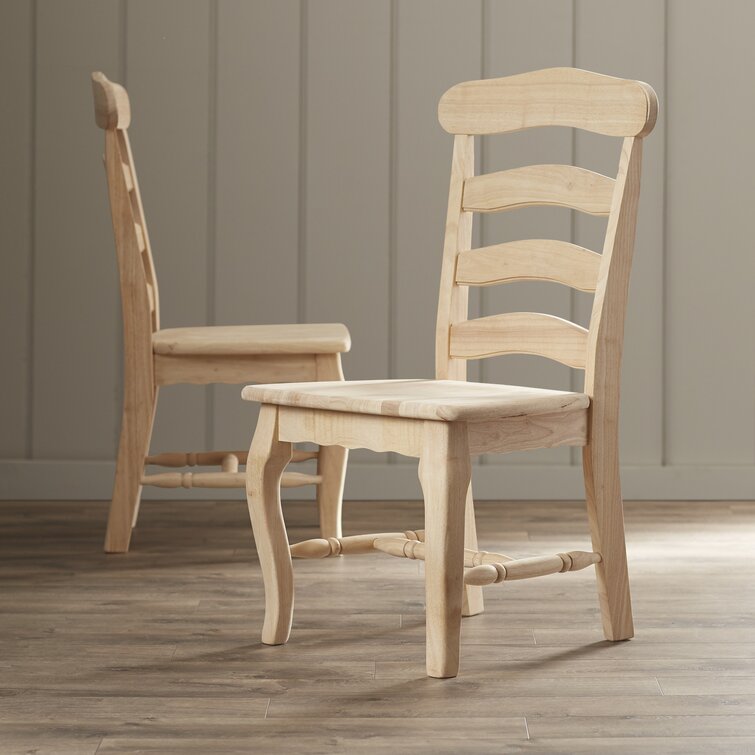 Lynn Solid Wood Ladder Back Side Chair